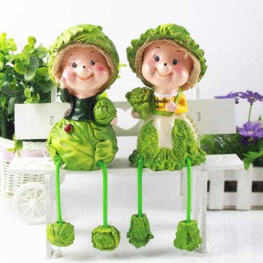 2x милая подвесная кукла-кукла, фигурка, скульптура, статуя из смолы, кукла-капуста
