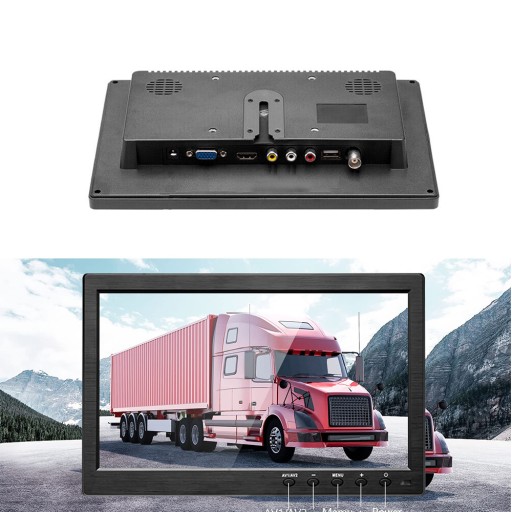 СВЕТОДИОДНЫЙ МОНИТОР 10-ДЮЙМОВЫЙ HD HDMI АВТОМОБИЛЬНЫЙ МОНИТОР HDMI VGA 12V КОМПЬЮТЕРНЫЙ AV