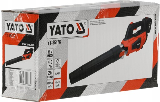 YATO АККУМУЛЯТОРНЫЙ ПЫЛЕСОС СНЕЖНОГО ЛИСТА 18В 4 Ач + ЗАРЯДНОЕ УСТРОЙСТВО