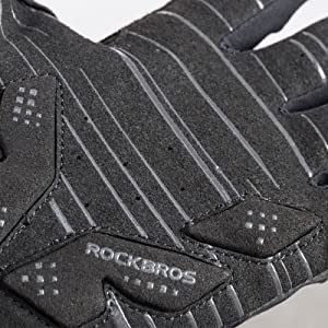 ROCKBROS Зимние велосипедные перчатки Силиконовые длинные противоскользящие L