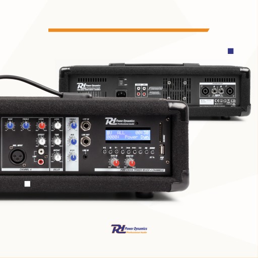4-канальный микшер мощностью 800 Вт PD MP3 BT SD концерт