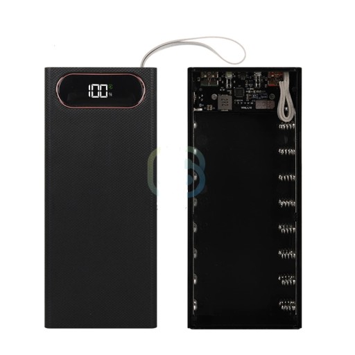 Корпус PowerBank 16x 18650 USB C Micro, НА ВИНТАХ