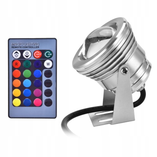 12В 10Вт RGB ОСВЕЩЕНИЕ ДЛЯ ПРУДА 9LED