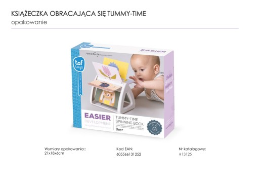 TAF TOYS Контрастная вращающаяся книга