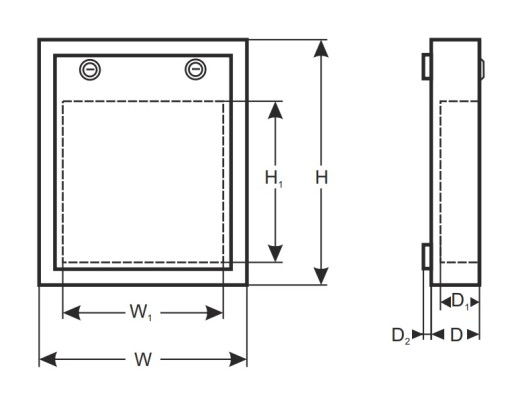 Белый корпус для самописца AWO530W PULSAR