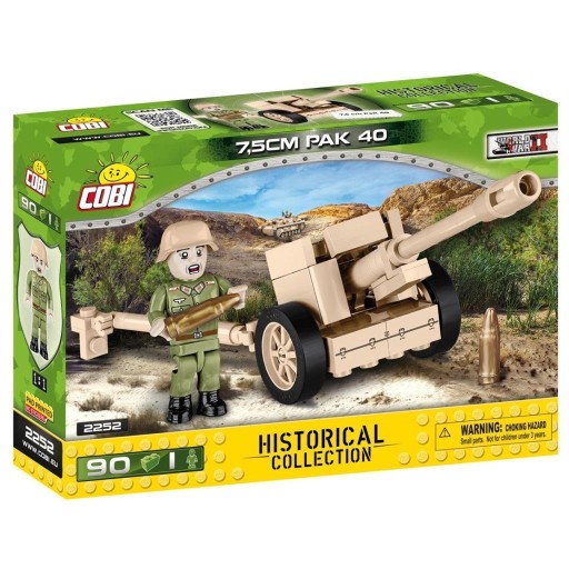 Историческая коллекция COBI 7,5-см пушка PaK 40, 2252 г.