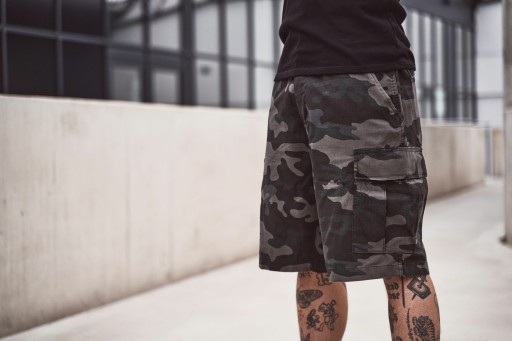 KRÓTKIE SPODENKI MĘSKIE BOJÓWKI WOJSKOWE BRANDIT BDU MORO DARK CAMO 3XL