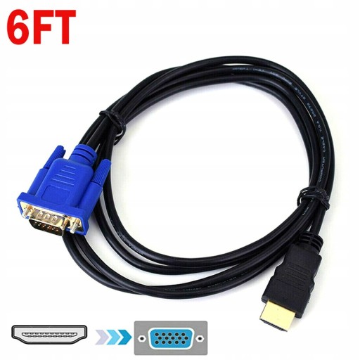 Видеоконвертер HDMI Male to VGA Male 1,8 м
