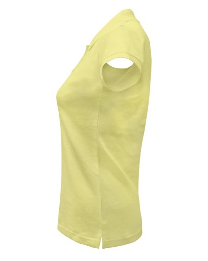 Polówka damska polo REGULAR JHK jasnożółta S