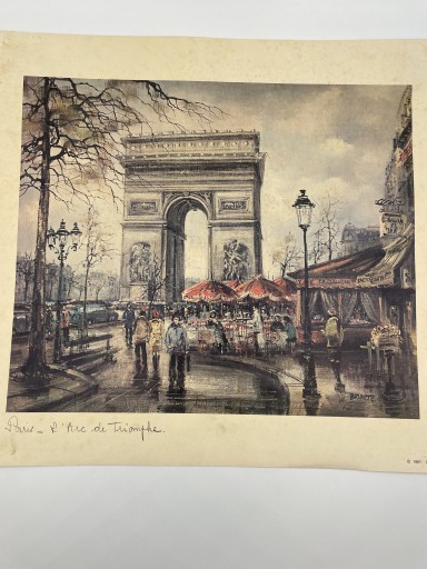 Парижская литография, издание Lutece 1981 года: Beris P'tre de Triomphe.