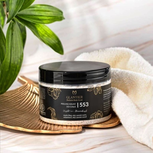 f4 GLANTIER 500 perfumy peeling GRATIS próbki, wartość zestawu 93,00