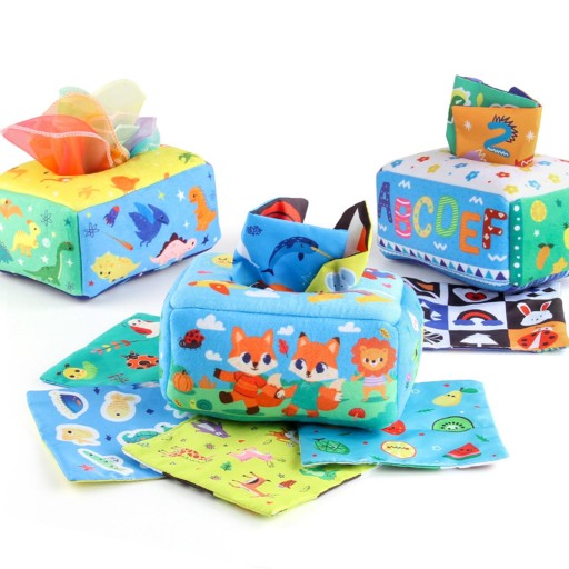Сенсорная игрушка Pull Box для салфеток Busy Pull