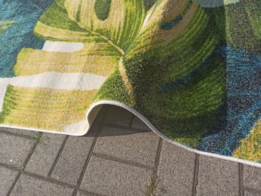 DYWAN MONSTERA JUNGLE 120X170 NOWOŚĆ 2021 PALMY 3D
