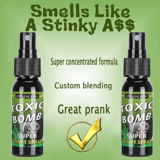 STINKY PRANK SPRAY С ЗАПАХОМ ВОНИ.