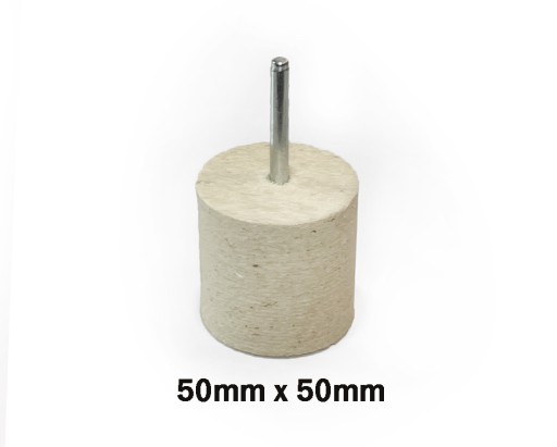 FILC POLERSKI NA TRZPIENIU 50mm x 30mm Listki