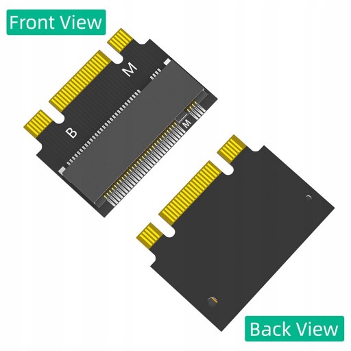 Адаптер-удлинитель M.2 NVME M-Key B+M от 2230 до 2242 «папа-CU»