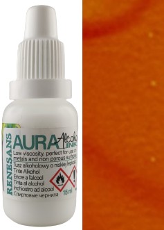 Спиртовые чернила AURA Renesans ORANGE 15 мл. № 113