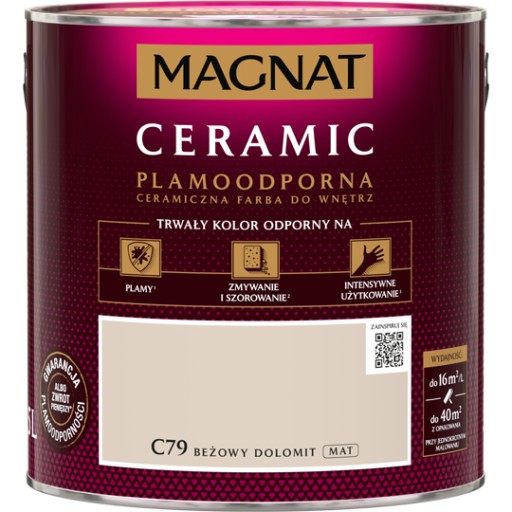 FARBA MAGNAT CERAMIC 2,5L C79 BEŻOWY DOLOMIT