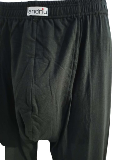 ANDRIU ДЛИННЫЕ КУРТКИ ИЗ ЭЛАСТИЧНОГО ХЛОПКА БОЛЬШОГО РАЗМЕРА, ЧЕРНЫЕ 5XL 140 СМ