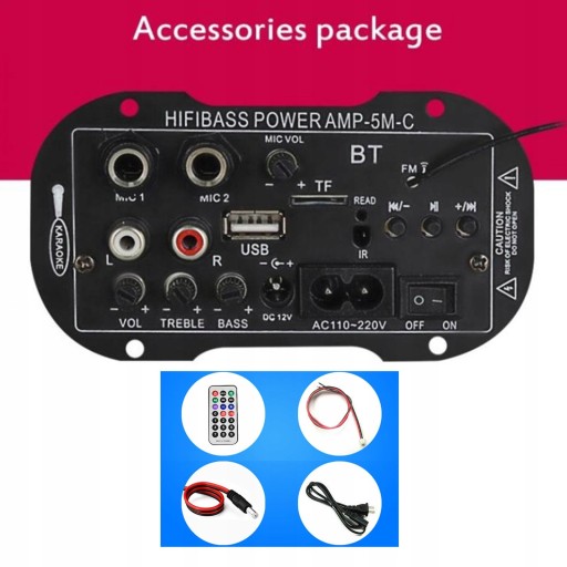 Плата усилителя Bluetooth 12 В 220 В моно