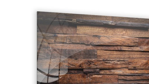 Магнитная стеклянная доска DARK WOOD 60x40см
