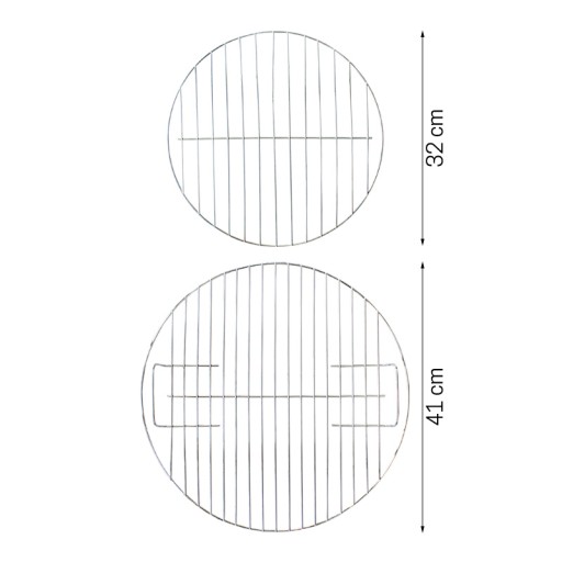 Круглый гриль с зольником COVER WHEELS GW0204