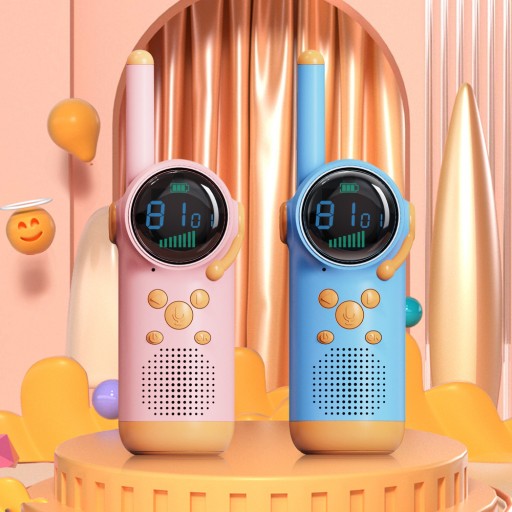 2szt WALKIE TALKIE DLA DZIECI KRÓTKOFALÓWKA Z FUNKCJĄ LATARKA - 3km