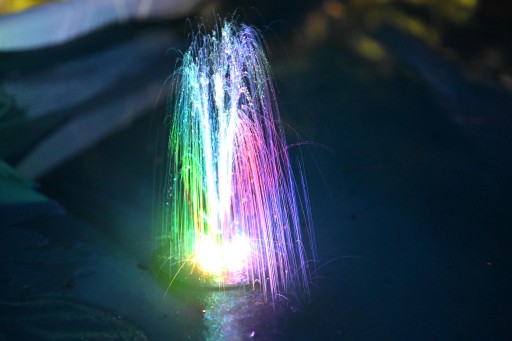 FONTANNA SOLARNA DO OCZKA WODNEGO LED RGB