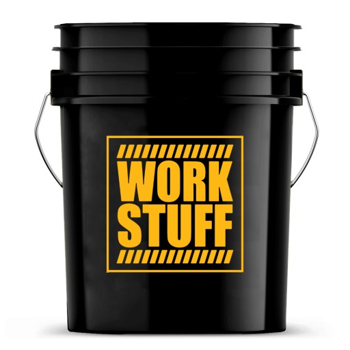 WORK STUFF Ведро для детейлинга Черное RINSE Ведро для мойки автомобиля