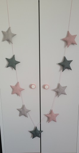 Girlanda gwiazdki XXL dekoracja ozdoba 3D
