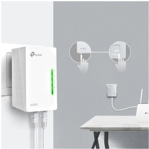 ГлавнаяPlug TP-Link TL-WPA4220 KIT Wi-Fi N300 AV600