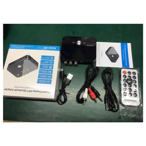 ПРИЕМНИК BLUETOOTH 5.0 BT 2RCA АДАПТЕР МИНИ-ДЖЕК 3,5 ММ