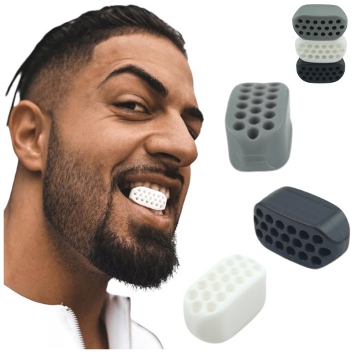 TRENING DO ĆWICZEŃ MIĘŚNI SZCZĘKI ŻUCHWY TWARZY JAW LINE modelowanie twarzy