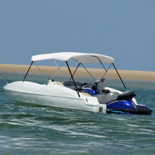 НАвес БИМИНИ ДЛЯ ЛОДКИ 3 БАРА БЕЛЫЙ 183X140X137C