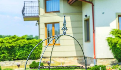 OBELISK OGRODOWY METALOWY NA KWIATY RÓŻE 120 cm
