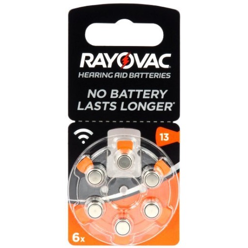 6 x Baterie słuchowe Rayovac Acoustic Special 13