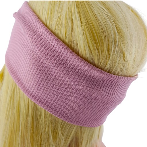 OPASKA Z MATERIAŁU Turban z węzłem Różowa
