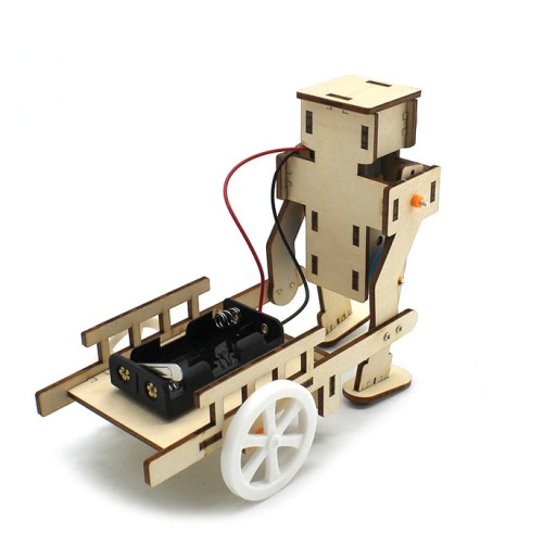Робот С ТЕЛЕЖКОЙ для самостоятельной сборки DIY STEM