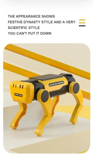 Игрушка-робот для собак на солнечной энергии движется DIY подарок