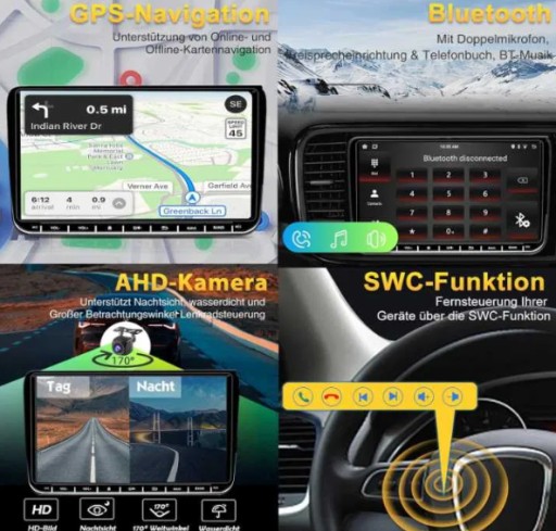 Radio samochodowe SEMAITU do VW, Golf 5 6 Passat Polo Tiguan Seat