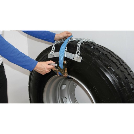 6 цепей противоскольжения TIR 295/80r22,5 305/70r22,5 + защита обода