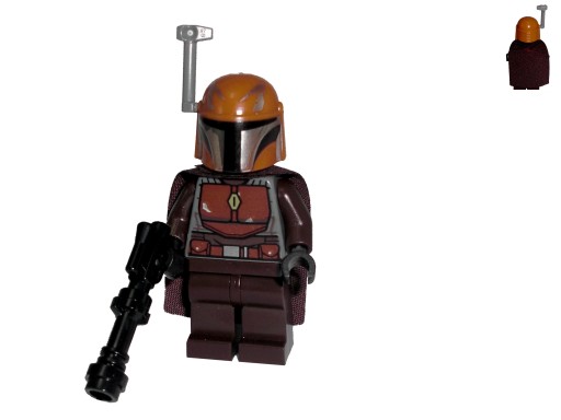 LEGO STAR WARS - Мандалорец + плащ + бластер! 75267 sw1079