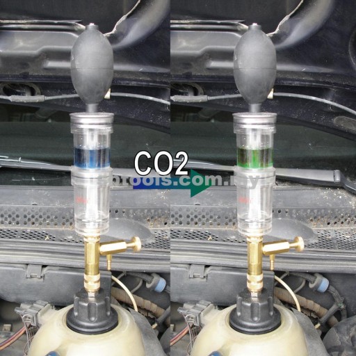 ТЕСТЕР УТЕЧЕК ГОЛОВКИ ТЕСТ ПРОКЛАДКИ ГОЛОВКИ CO2 Mercedes Jeep GM