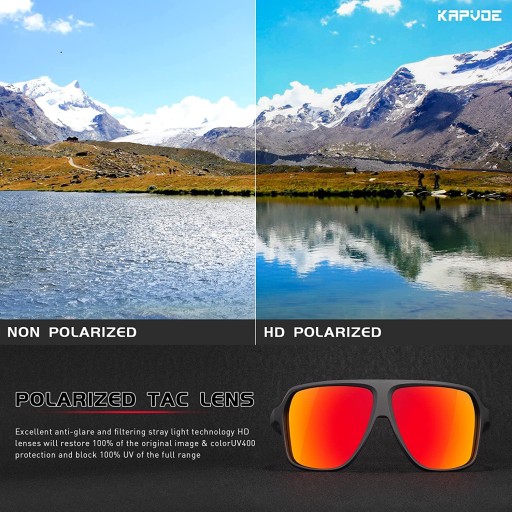 KAPVOE POLARYZOWANE OKULARY SPORTOWE OKULARY ROWEROWE