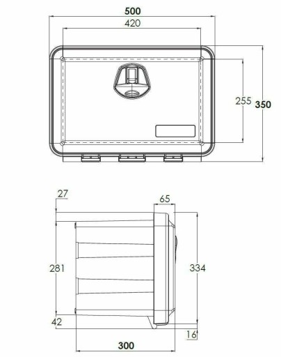 Ящик для инструментов для эвакуатора Daken Just 500 Bus Tir