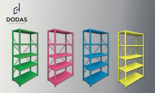ПРОЧНАЯ СТАЛЬНАЯ ПОЛКА ДЛЯ ПОДВАЛА ГАРАЖА 195x95x60