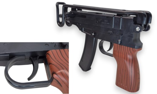 Scorpion KARABIN SPRĘŻYNOWY Replika NA KULKI 6mm Air Soft Gun + GRANAT 800