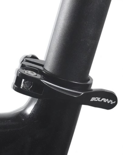 ZACISK SZTYCY ROWEROWEJ QUICK RELEASE ALUMINIUM 31.8MM - BOLANY - CZARNY