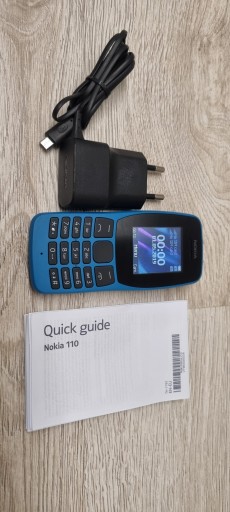 ST1Nokia 110 TA1192 Telefon komórkowy Czarny WADA!