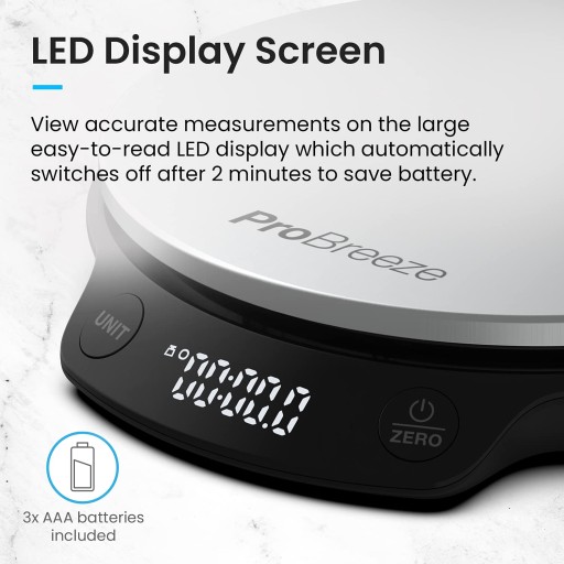 ELEKTRONICZNA CYFROWA WAGA KUCHENNA LCD PRECYZYJNA